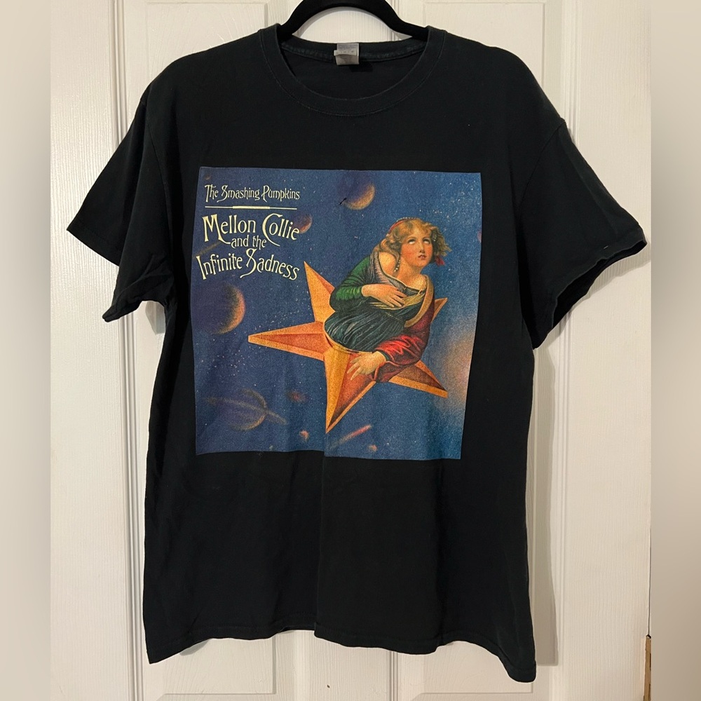 The Smashing Pumpkins Mellon Collie and the Infinite Sadness Black Graphic Tee